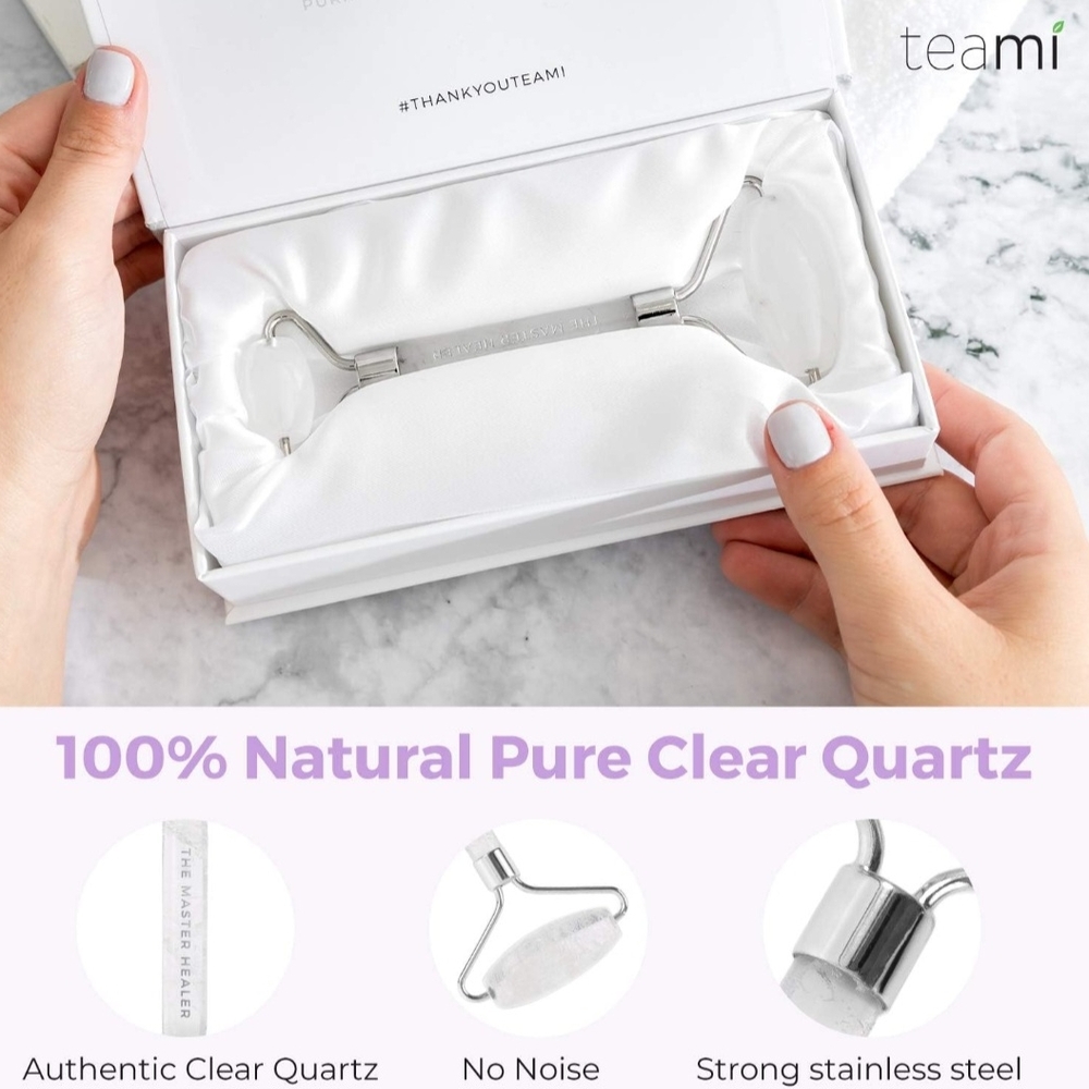 Teami Clear Quartz Facial Roller - Picture 4 of 6